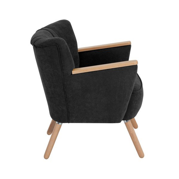 Czarny fotel Max Winzer Lia-image-1