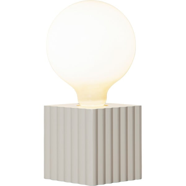 Jasnoszara podstawa lampy 10 cm Box – Star Trading-image-2