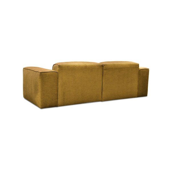 Żółta sofa 3-osobowa Cosmopolitan Design Phoenix-image-2