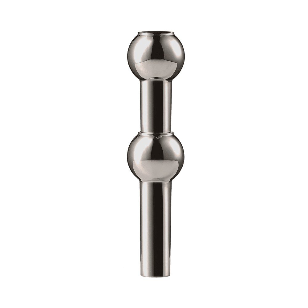 Metalowy wazon w kolorze czarni z połyskiem (wysokość 10 cm) Nagel – STOFF Nagel