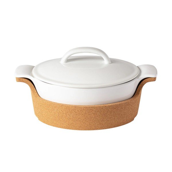 Biała/brązowa kamionkowa misa Ensemble – Casafina