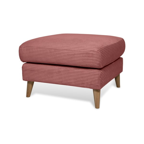 Różowy sztruksowy podnóżek Paris – Scandic-image-2