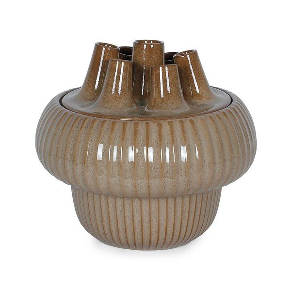 Szarobrązowy kamionkowy wazon (wysokość 25,5 cm) Olyssia – Bizzotto