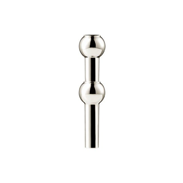 Metalowy wazon w kolorze srebra z połyskiem (wysokość 10 cm) Nagel – STOFF Nagel