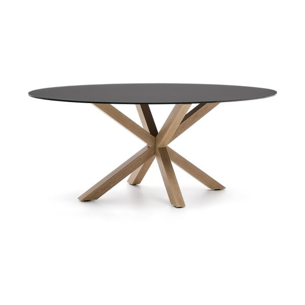 Stół ze szklanym blatem 100x200 cm Argo – Kave Home