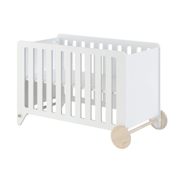 Białe łóżeczko dziecięce Kave Home Nunila, 120x60 cm-image-3