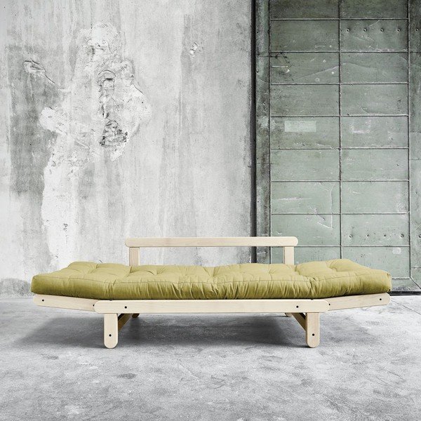 Sofa rozkładana Beat Natural/Avocado Green-image-2