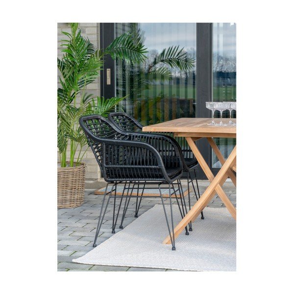 Kremowy dywan odpowiedni na zewnątrz z włókien z recyklingu 200x300 cm Menorca – House Nordic-image-2