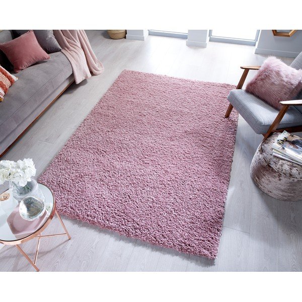 Ciemnoróżowy dywan Flair Rugs Sparks, 200x290 cm-image-4