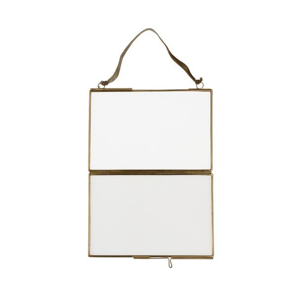 Metalowa ramka ścienna w kolorze złota 15x10 cm – Rex London-image-4