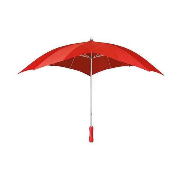 Czerwony parasol w kształcie serca Ambiance Heart, ⌀ 107 cm-image-2
