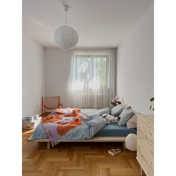 Łóżko dwuosobowe z litego drewna sosnowego ze stelażem 160x200 cm Japan – Karup Design-image-4