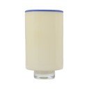 Kremowy szklany wazon (wysokość 26 cm) Milo – ONA