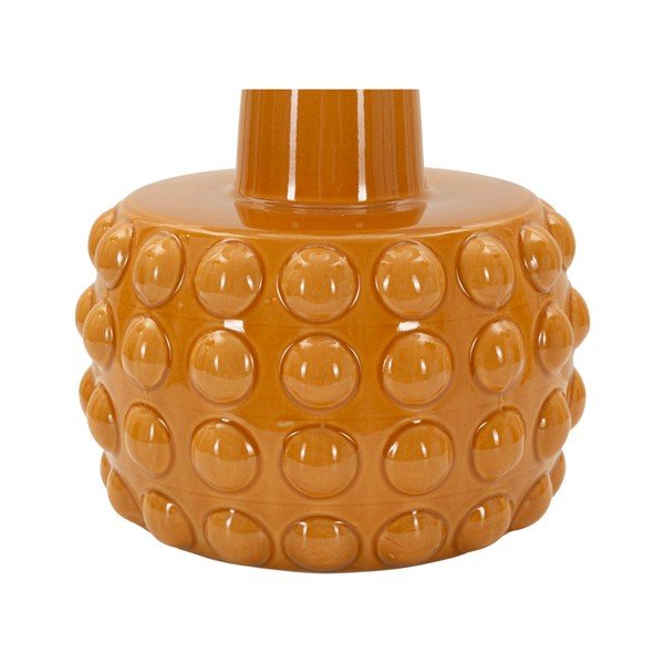 Musztardowa/biała lampa stołowa ceramiczna z tekstylnym kloszem (wysokość 51,5 cm) Gress – Mauro Ferretti-image-2
