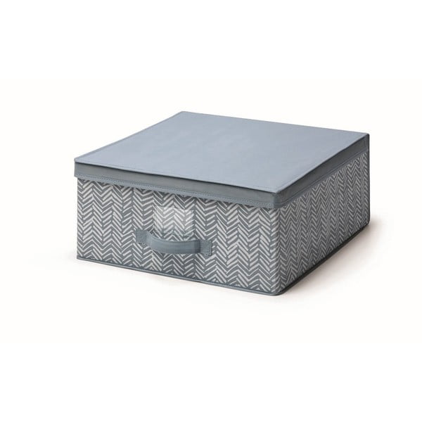 Niebieskie pudełko z pokrywką Cosatto Tweed, szerokość 45 cm