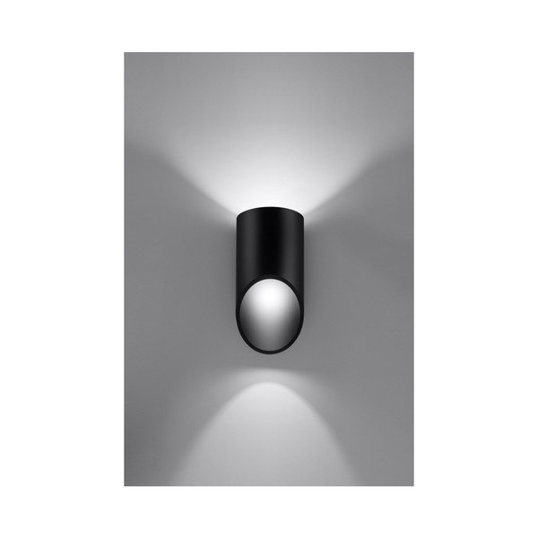 Czarny kinkiet Sollux Nixon, długość 20 cm-image-3