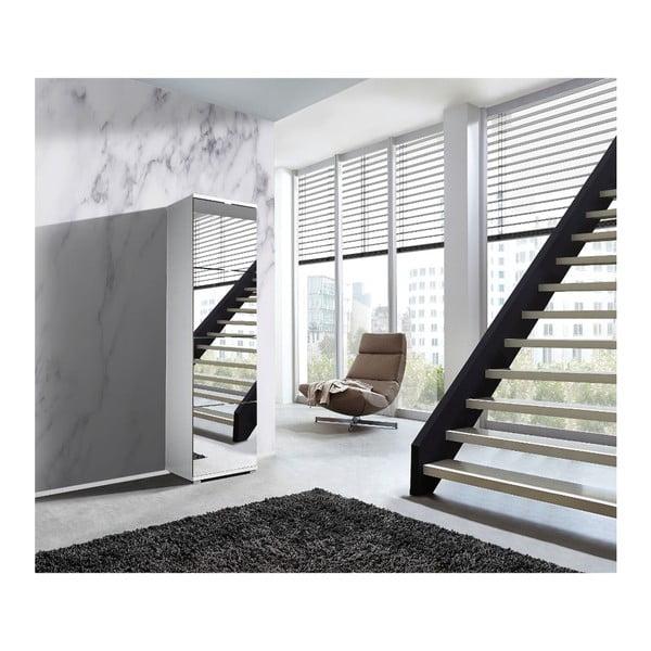 Szafka na buty z lustrem Germania Colorado, wys. 174 cm-image-3