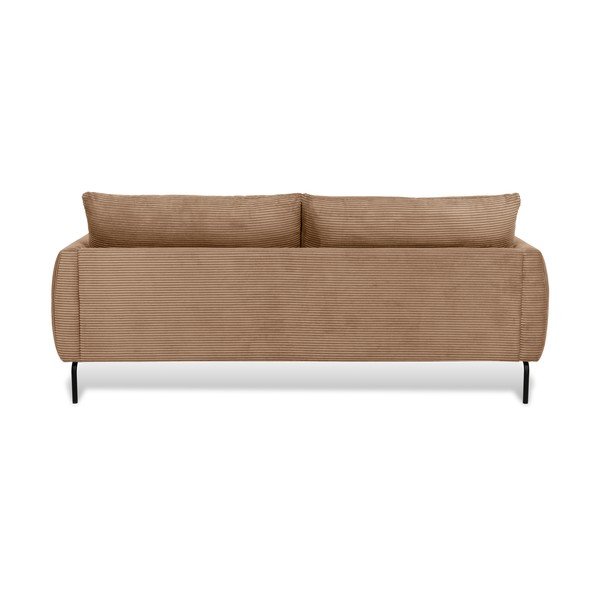 Jasnobrązowa sztruksowa sofa 212 cm Venray – Scandic-image-2