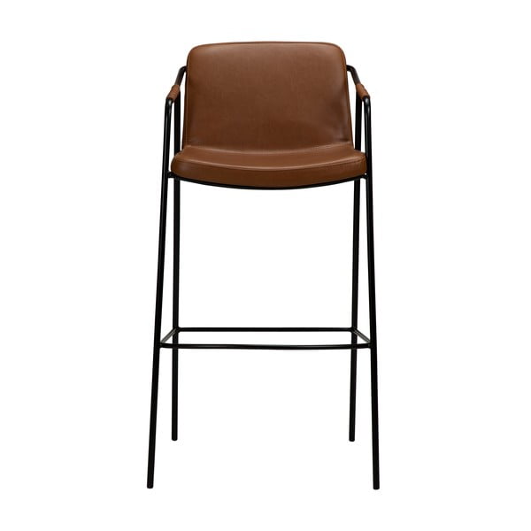 Brązowy hoker z imitacji skóry DAN-FORM Denmark Boto, wys. 105 cm-image-1