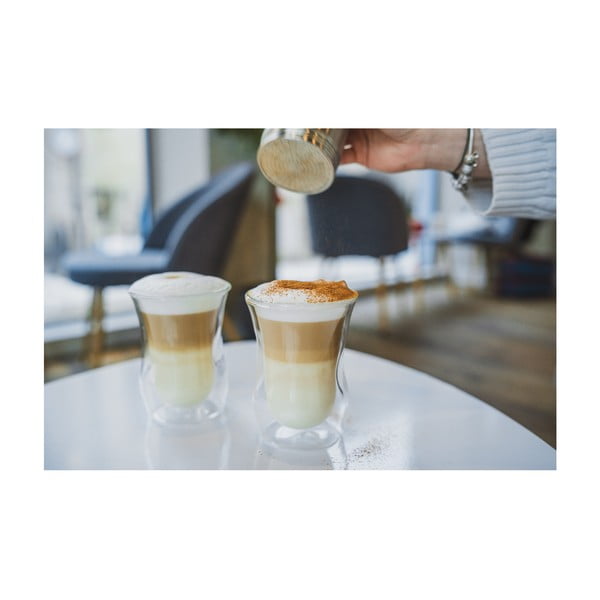 Z podwójną ścianką szklane kubki zestaw 6 szt. 250 ml – Vialli Design-image-3