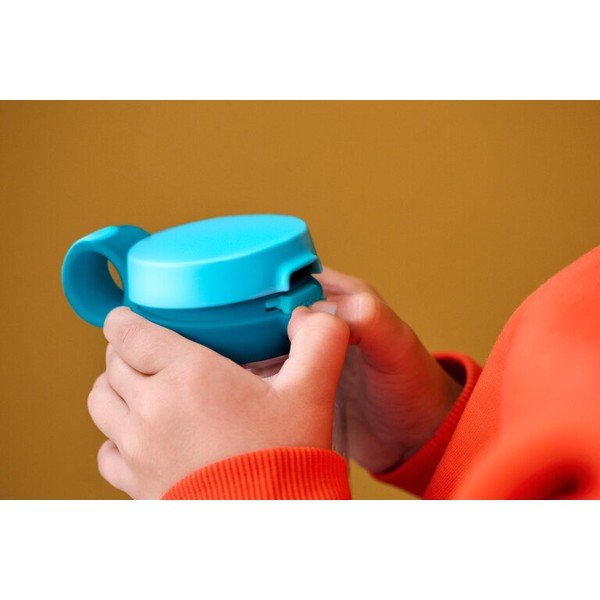 Różowy/w kolorze srebra metalowy termos dla dzieci 500 ml Campus – Mepal-image-1