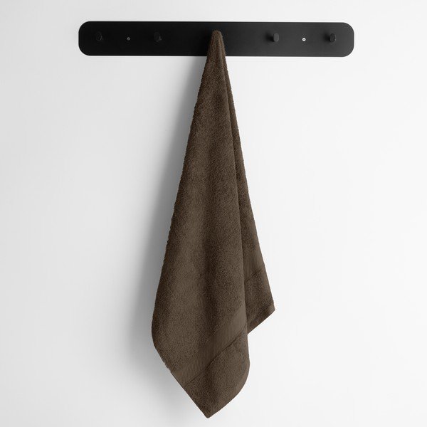 Ciemnobrązowy ręcznik kąpielowy DecoKing Bamby Brown, 70x140 cm-image-2