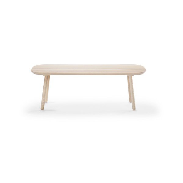 Ławka z drewna jesionowego EMKO Naïve, szer. 140 cm-image-2
