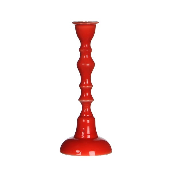 Świecznik Puglia Red, 18 cm