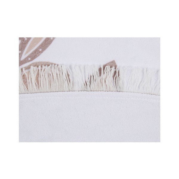 Kolorowy ręcznik plażowy ze 100% bawełny Flora, ⌀ 150 cm-image-1