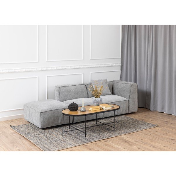 Jasnoszary szezlong modułowy Bonami Selection Fairfield, lewostronny-image-1