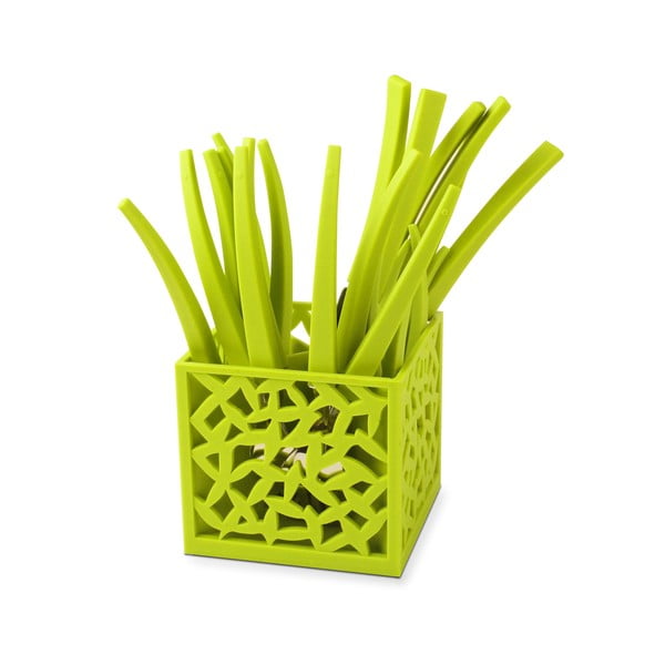 Zestaw 24 zielonych sztućców Vialli Design-image-1