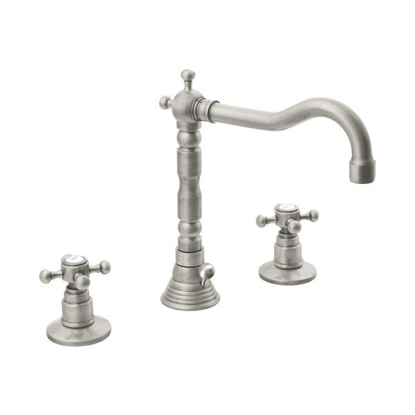 Bateria umywalkowa w kolorze matowego srebra Antea – Sapho