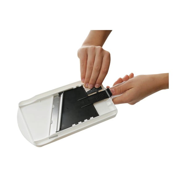 Biało-czarna regulowana krajalnica do warzyw Fackelmann Food & More-image-2