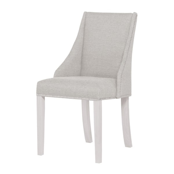 Kremowe krzesło z białymi nogami Ted Lapidus Maison Patchouli