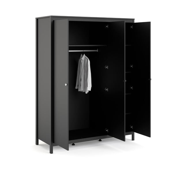 Czarna szafa 150x199 cm Madrid – Tvilum-image-3