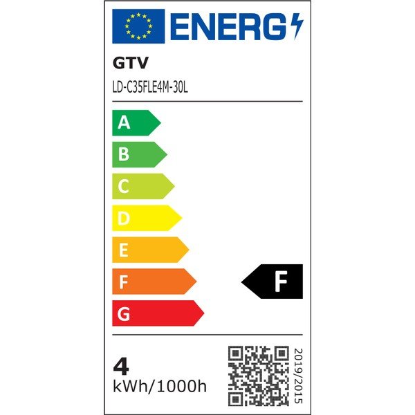 Żarówka LED z ciepłym światłem z gwintem E14, 4 W – GTV-image-1