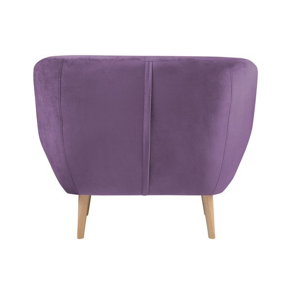 Fioletowy fotel Mazzini Sofas Benito-image-4