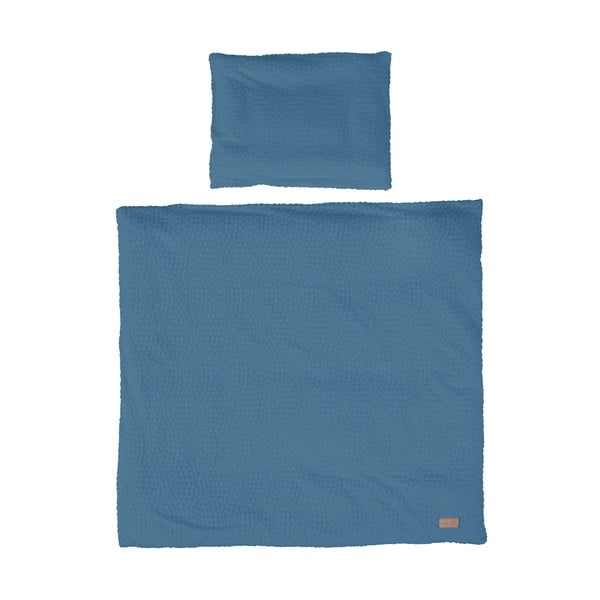 Niebieska pościel dziecięca do łóżeczka 80x80 cm Seashells – Roba