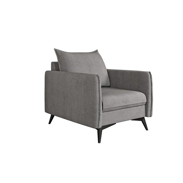 Szary fotel Juli Bis – Ropez