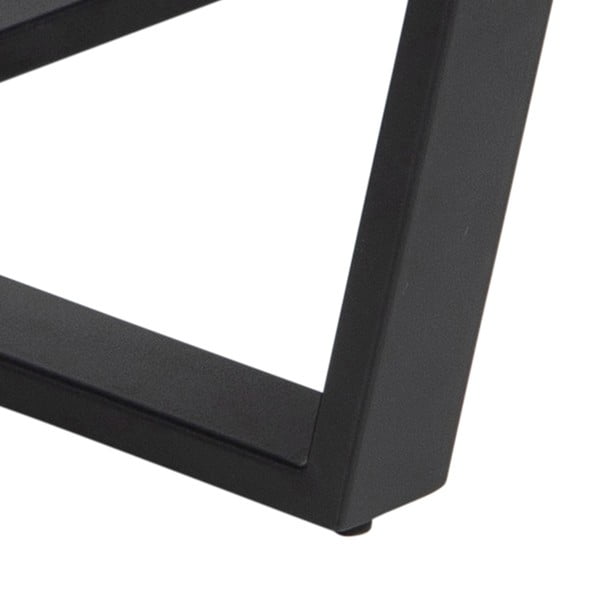 Czarno-brązowy stolik z blatem w dekorze marmuru Actona Amble, ⌀ 77 cm-image-4