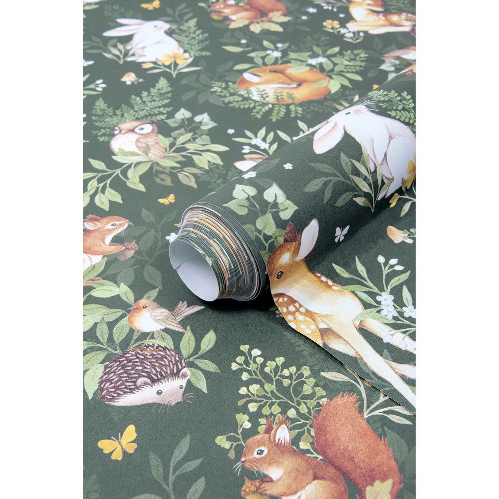 Tapeta dziecięca 10 m x 50 cm Forest Friends – Lilipinso (zdjęcie 4)