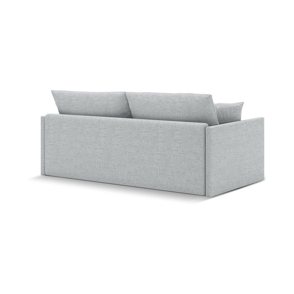 Jasnoszara rozkładana sofa z tkaniny szenilowej 209 cm Shannon – Cosmopolitan Design (zdjęcie 5)