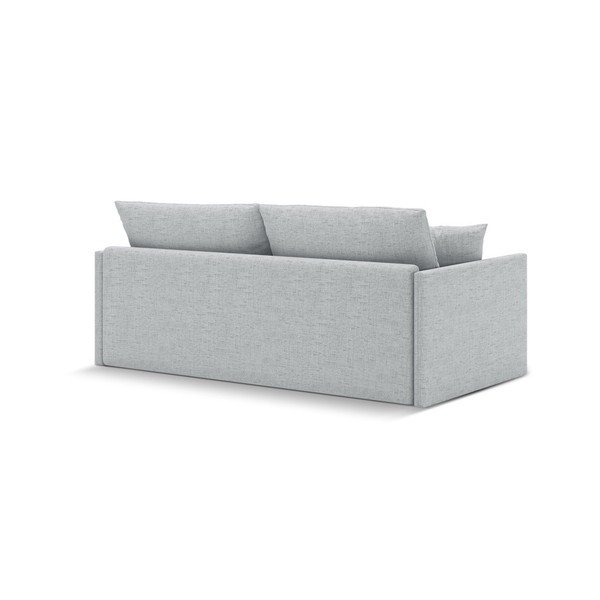 Jasnoszara rozkładana sofa z tkaniny szenilowej 209 cm Shannon – Cosmopolitan Design-image-4