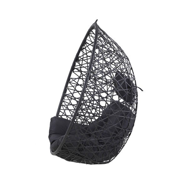 Czarny ogrodowy fotel wiszący Bonami Selection Costelo-image-3