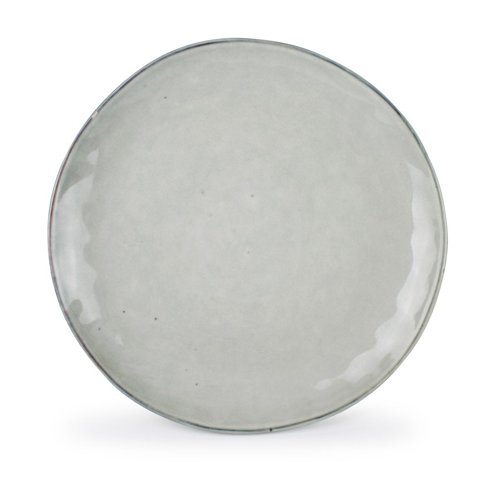 Zielony kamionkowy talerz ø 28 cm Artisan – Salt&Pepper