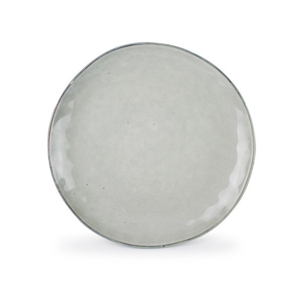 Zielony kamionkowy talerz ø 28 cm Artisan – Salt&Pepper