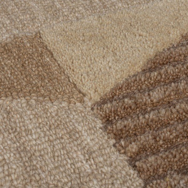 Brązowy wełniany dywan tkany ręcznie 200x290 cm Moda Asher – Flair Rugs-image-3