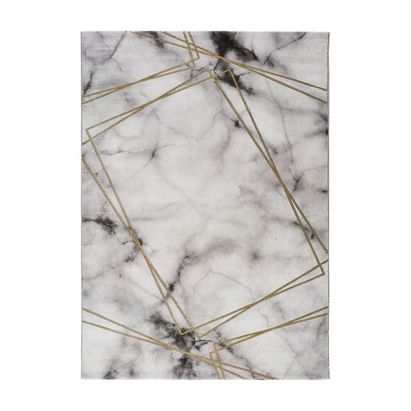 Szaro-biały dywan Universal Artist Marble, 170x120 cm