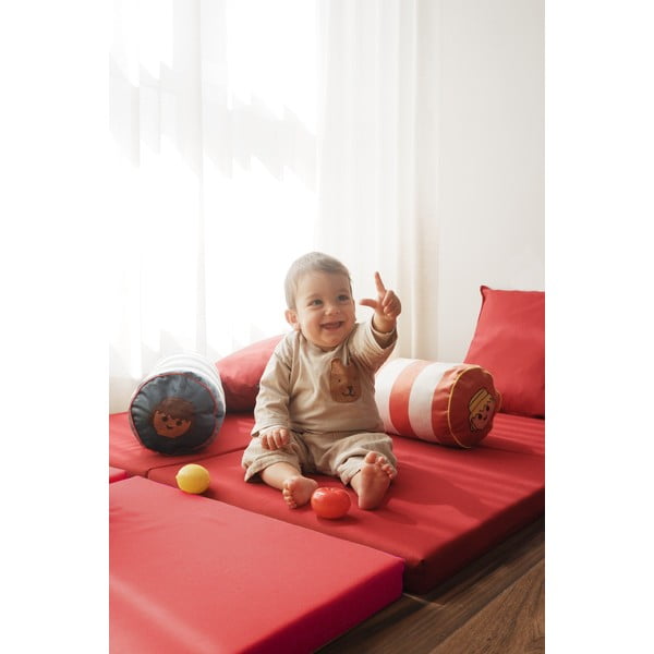 Aksamitna poduszka dziecięca Stripes – Playmobil-image-4