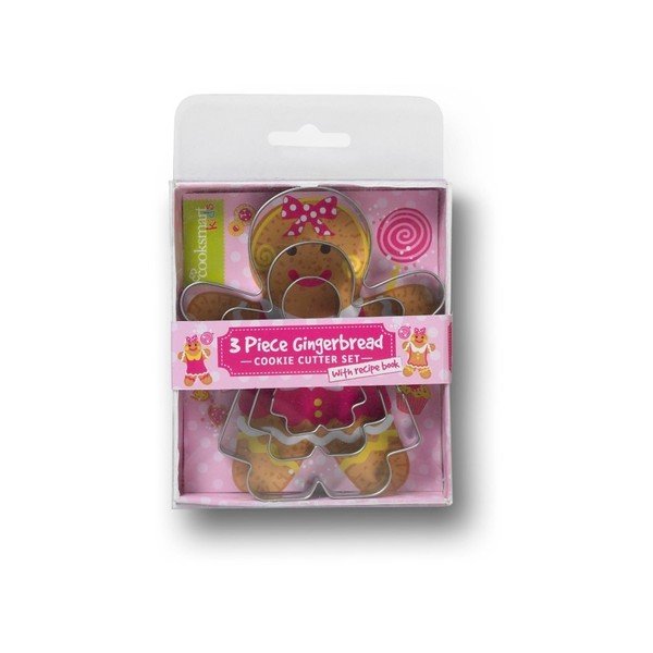 Zestaw 3 foremek do ciastek Cooksmart ® Gingerbread Girl-image-1